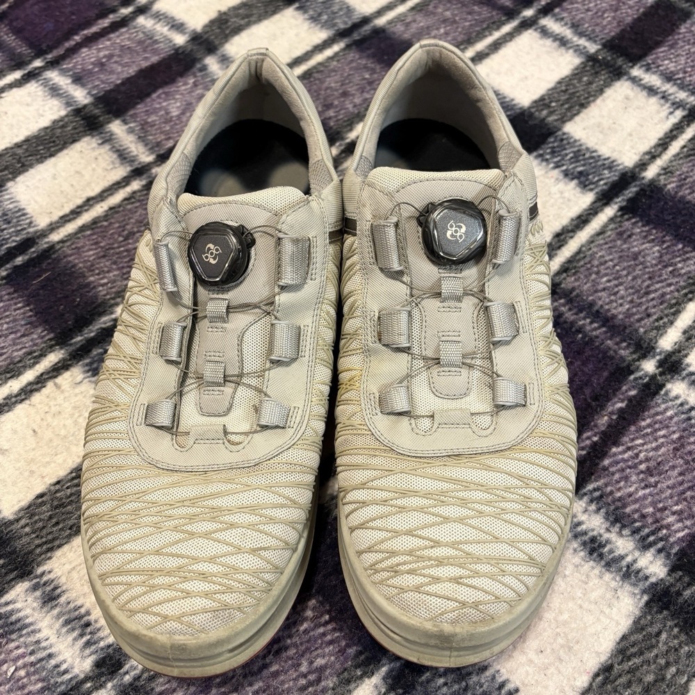 Ecco Hydromax Cage Pro BOA Gray Golf Shoes Spikeless Men's‎ 46 EU Extra Width - Picture 3 of 9